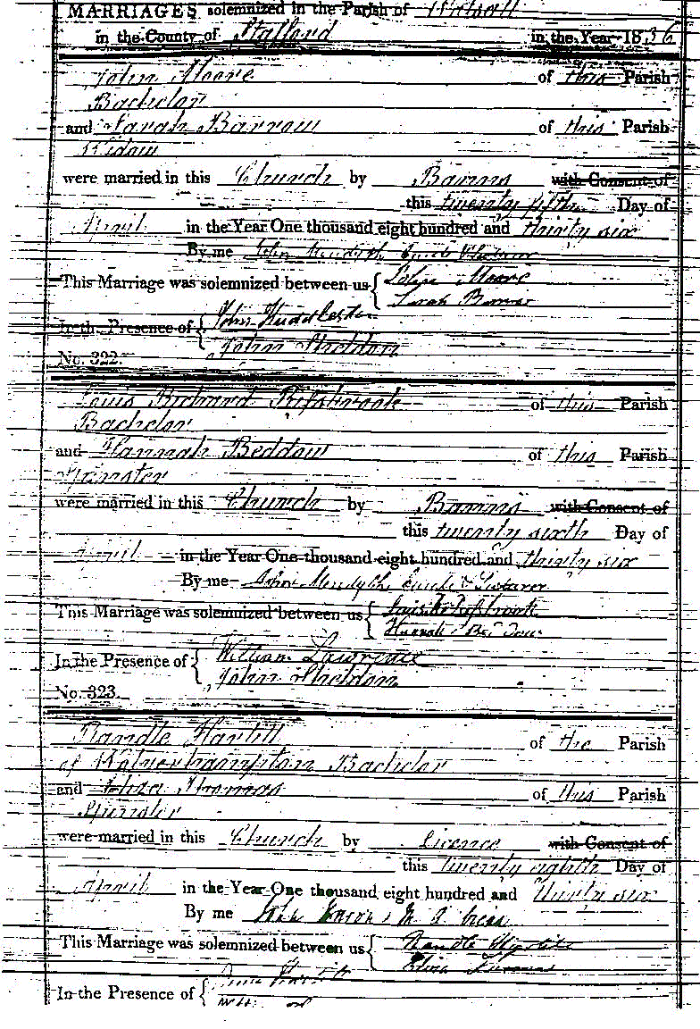 Louis Richard Rissbrook Marriage certificate